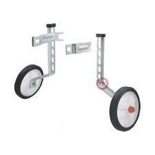 ROTELLE COPPIA STABILIZZATORI BICICLETTA BAMBINO UNIVERSALI 12” - 20” BICI CICLO