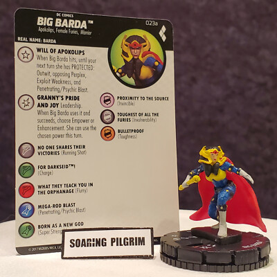 BIG BARDA - 023a - Uncommon - Harley Quinn Gotham Girls Heroclix #23a