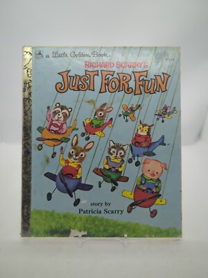Little Golden Book Ser Richard Scarry's Just for Fun by Patricia Scarry 1960