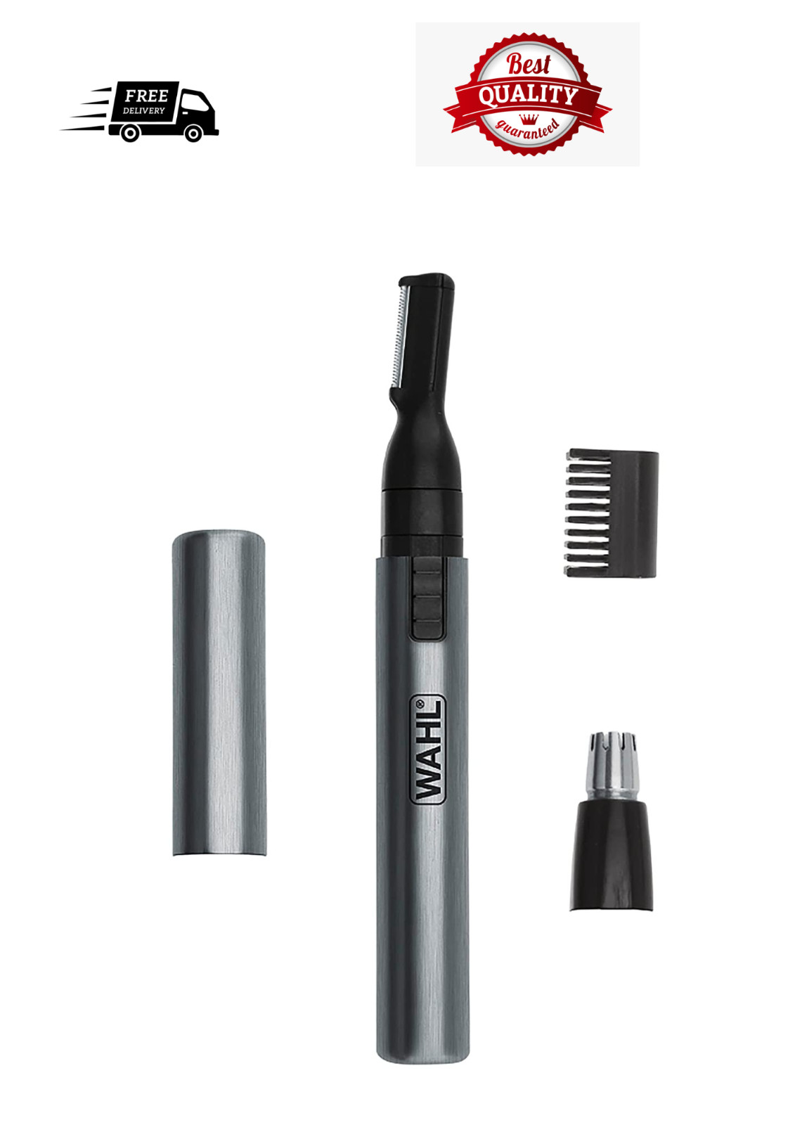 Wahl Nose Ear Trimmer Neck Hair Eyebrow Groomer Clippers Mic