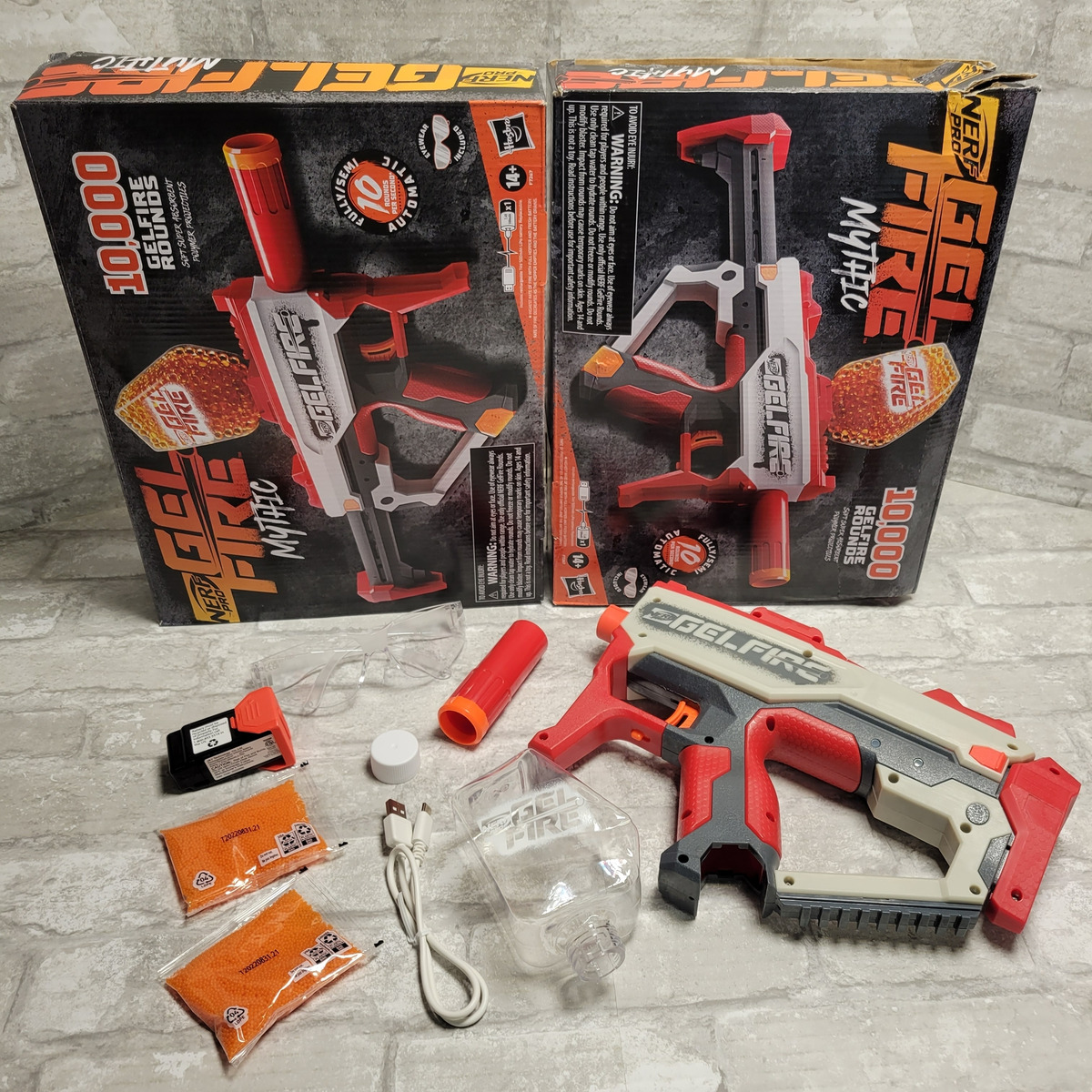  Nerf Pro Gelfire Mythic Full Auto Blaster & 10,000