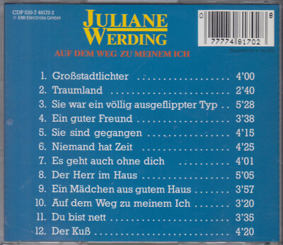 Juliane Werding - Auf dem Weg zu meinem ich  (CD) - in sehr gutem Zustand -