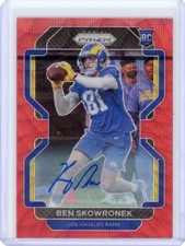 2021 Panini Prizm Red Wave BEN SKOWRONEK Rookie Auto /149 - Los Angeles Rams