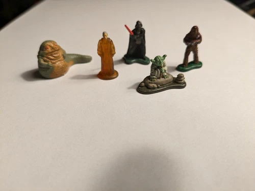 Vintage Star Wars Micro Machines Darth Vader Jabba Obi-Wan Chewbacca Yoda Figure