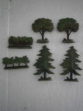 JOUET ANCIEN ACCESSOIRES DECOR ARBRE , SAPIN , BUISSON , POMMIER STARLUX VINTAGE