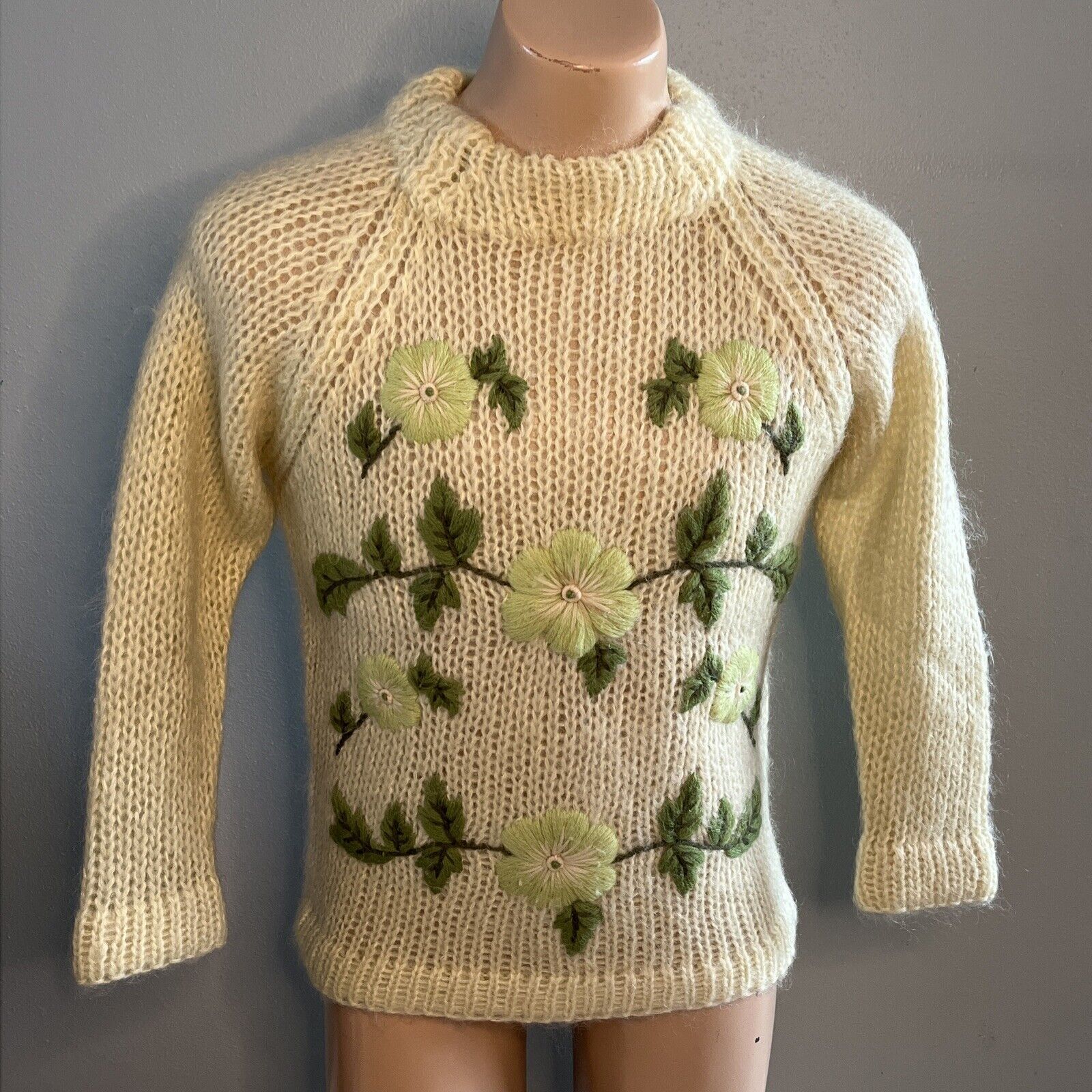 Vintage 60’s CAMPUS Casuals MOHAIR Wool Sweater￼ … - image 1