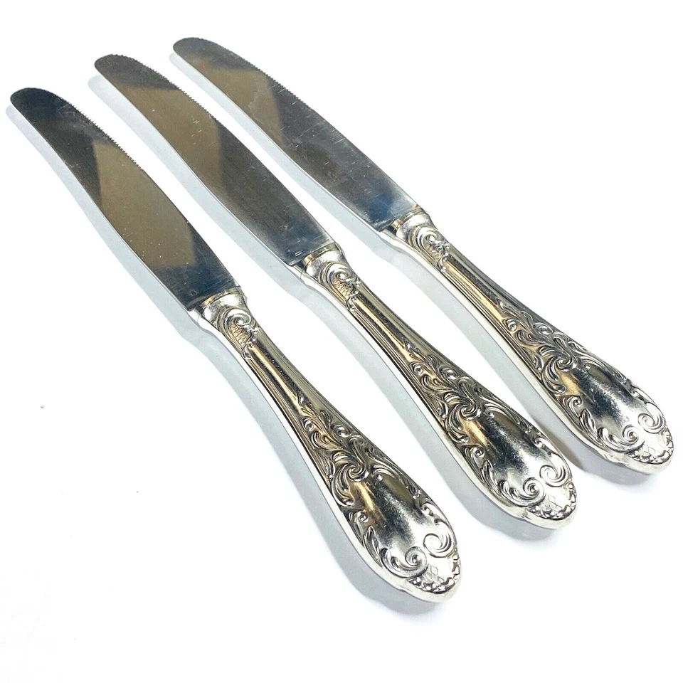 Carl Mertens Germany Ronosil 18/12 Stainless Steel CMR26 (3-Dinner Knives 9 3/4" - Image 2 of 3