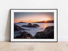 Devon art of Bantham Beach | Burgh Island Prints and Devon Artist Beach wall art