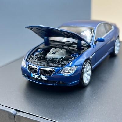 Minichamps 1/43 BMW 6er 6 Series E63 Coupe 2003 blue metallic