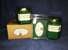 NEW Hand Poured Scented Soy Candles Tarts Votives - Sagebrush Pinion Leaf