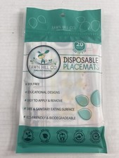 Fawn Hill Co Baby Disposable Placemats Animal Design NEW 12"x18" Package Of 20