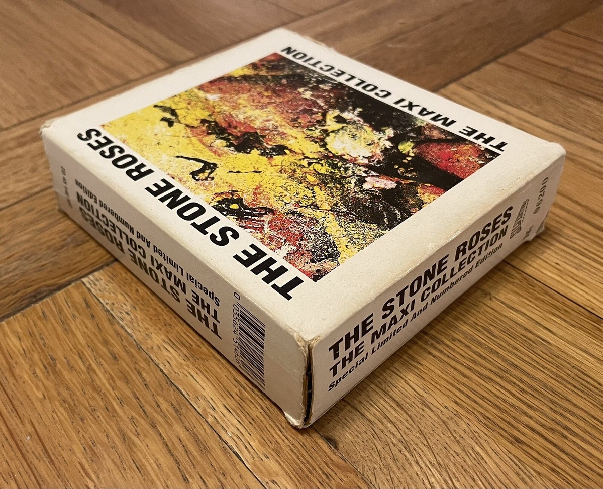 The Stone Roses サイン入りCD Stone Roses Maxi Collection 5 CD Singles Box ZD 45 146 MQ C86 Ian