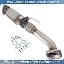 Catalytic Converter For 2008-2012 Honda Accord / Acura TSX Flex Pipe Front&Rear