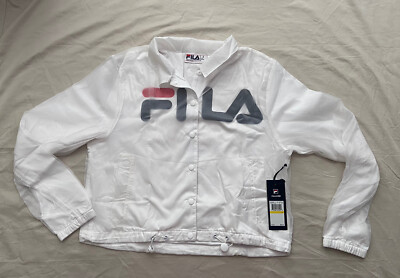 NWT FILA  Giada  Model Women s Jacket NEW WITH TAGS Two Layered White Medium