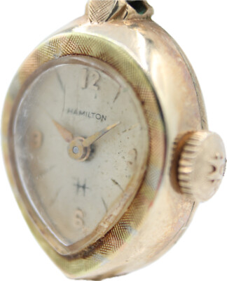 Vintage 15mm Hamilton Tri Colored Ladies Mechanical  display picture 3
