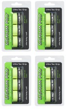 4x Signum Pro Ultra Tac Overgrip Tennis Yellow 3 Pack Tacky and Comfort