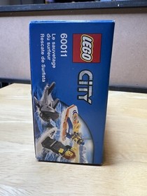 Lego Surfer Rescue boat beach city town coast guard 60011 Lego Complete READ