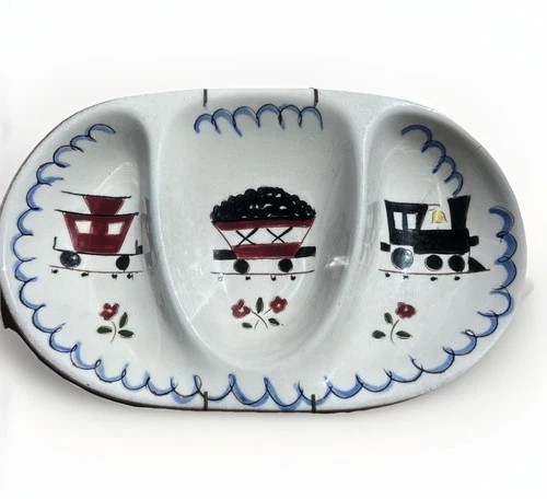Stangl Kiddieware 3 Part Train Dish