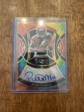 2025 Panini Select - Signatures Peter Warrick #SP-PWK Tie Dye Prizm (AU) 20-25