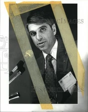 1988 Press Photo Maj. Sidney M. Guitierrez, Hispanic Astronaut - cvb18304