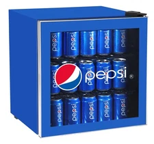 Curtis Mis165pep Pepsi Mini Beverage Cooler-70 Can or 17 Bottles Drinks Fridge w