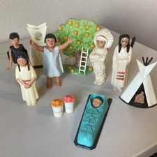 Vintage St Labre Indian School Ashland Montana Native American Toys - Lot of 11 