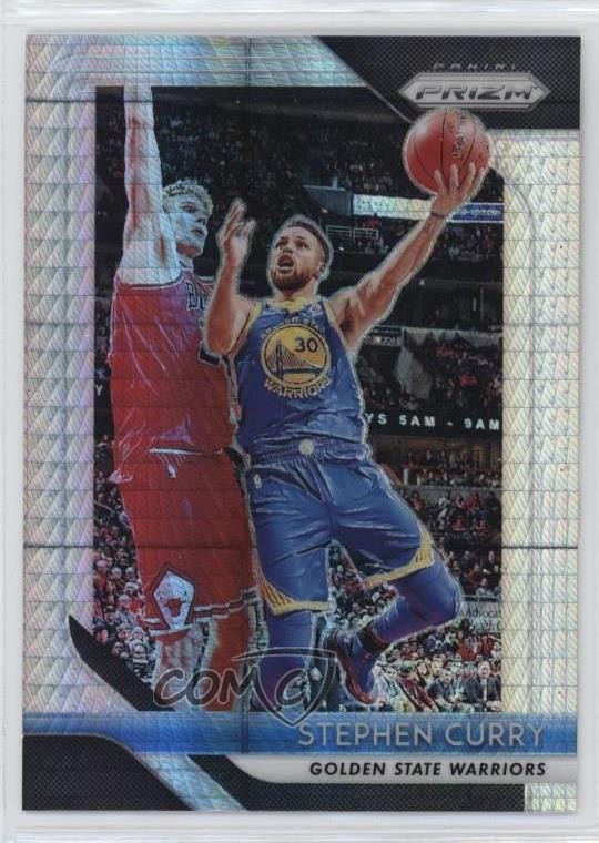 2018-19 Panini Prizm Hyper Prizm Stephen Curry #222 1v7