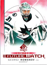 2024-25 SP Authentic GEORGI ROMANOV #161 Future Watch Limited Red Sharks