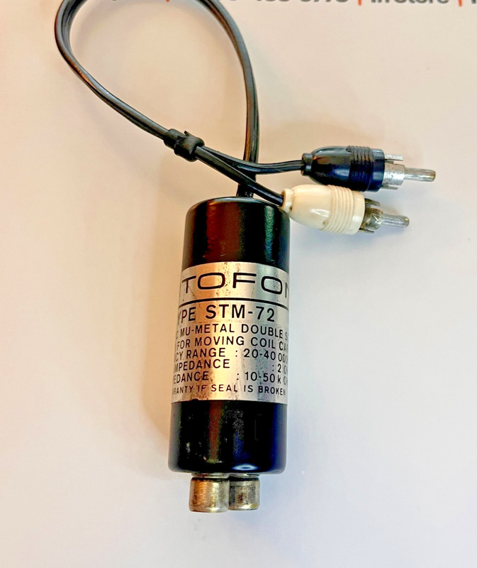 Ortofon STM-72 MC Moving Coil Cartridge Step-up Transformer Vintage Made Denmark