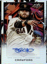 2022 Topps Fire Brandon Crawford Autographs FA-BC AU San Francisco Giants