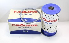 Vintage Oil Filter Cartridge Purolator P-124 Vintage Oil Filter Cartridge Purolator P-124