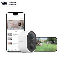 Smart Baby Camera with AI Monitoring, 2-Way Audio Peace of Mind for Parents