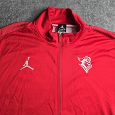 Nike Jordan Flight One Team Track Jacket Mens 3XL Red Dri-Fit Rutgers 696736-657