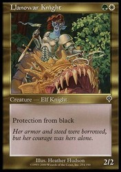 Llanowar Knight #254 (Foil) Invasion