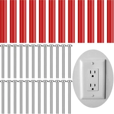 24 Pcs Outlet Spacers Electrical Outlet Box Extender Kit Includes 12 Switch and 