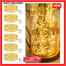 Battery Operated Fairy Lights - 20 LED Twinkle String Lights Warm White