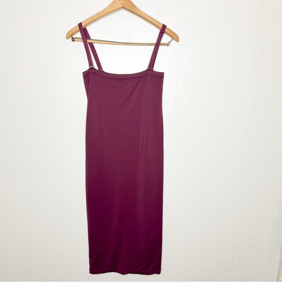 Yitty By Fabletics Convertible Sculpting Shapewear Dress Maroon Plus ...