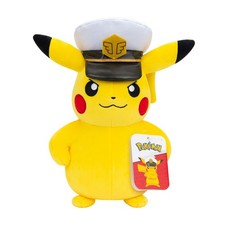 Pokemon Captain Pikachu Plush - 8-Inch Soft 8 inches,