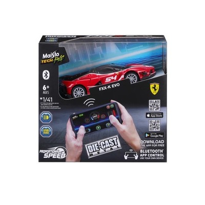 Maisto 1:41 Mini Metal Die-Cast Bluetooth RC Ferrari FXX-K Evo - M82651FE