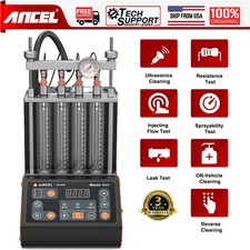 ANCEL ANJ400 Auto Car Ultrasonic Fuel Injector Cleaner Tester Leak Test Machine