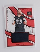 2023 Panini Immaculate Collection WWE - Standout Memorabilia Sami Zayn #SS-7 Red