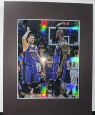 Lebron & Luka LosAngeles Lakers NBA Holographic 11x14 Matted Frame