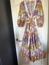 Zimmermann Patti Patchwork Floral Wrap Maxi Dress – Size 2 – Worn Twice