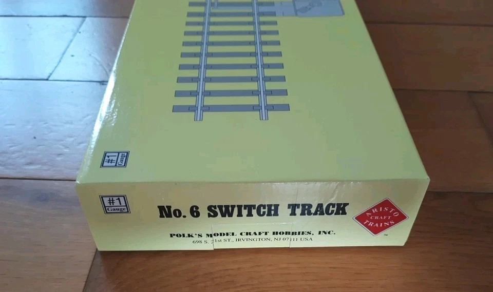 Aristocraft Trains. No.6 Switch Track. Brass Right Hand Manual. Rare - Image 4 of 4