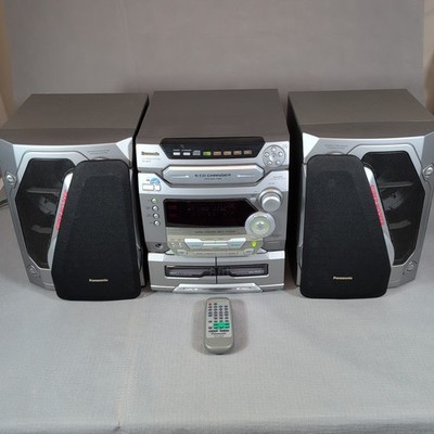 PANASONIC SA-AK47 5-CD Disc Changer / Dual Cassette / Radio Tuner