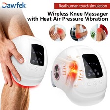 Heated Vibration  Air Pressure  Pulse  Red Light Therapy 5 IN 1 Knee Massager