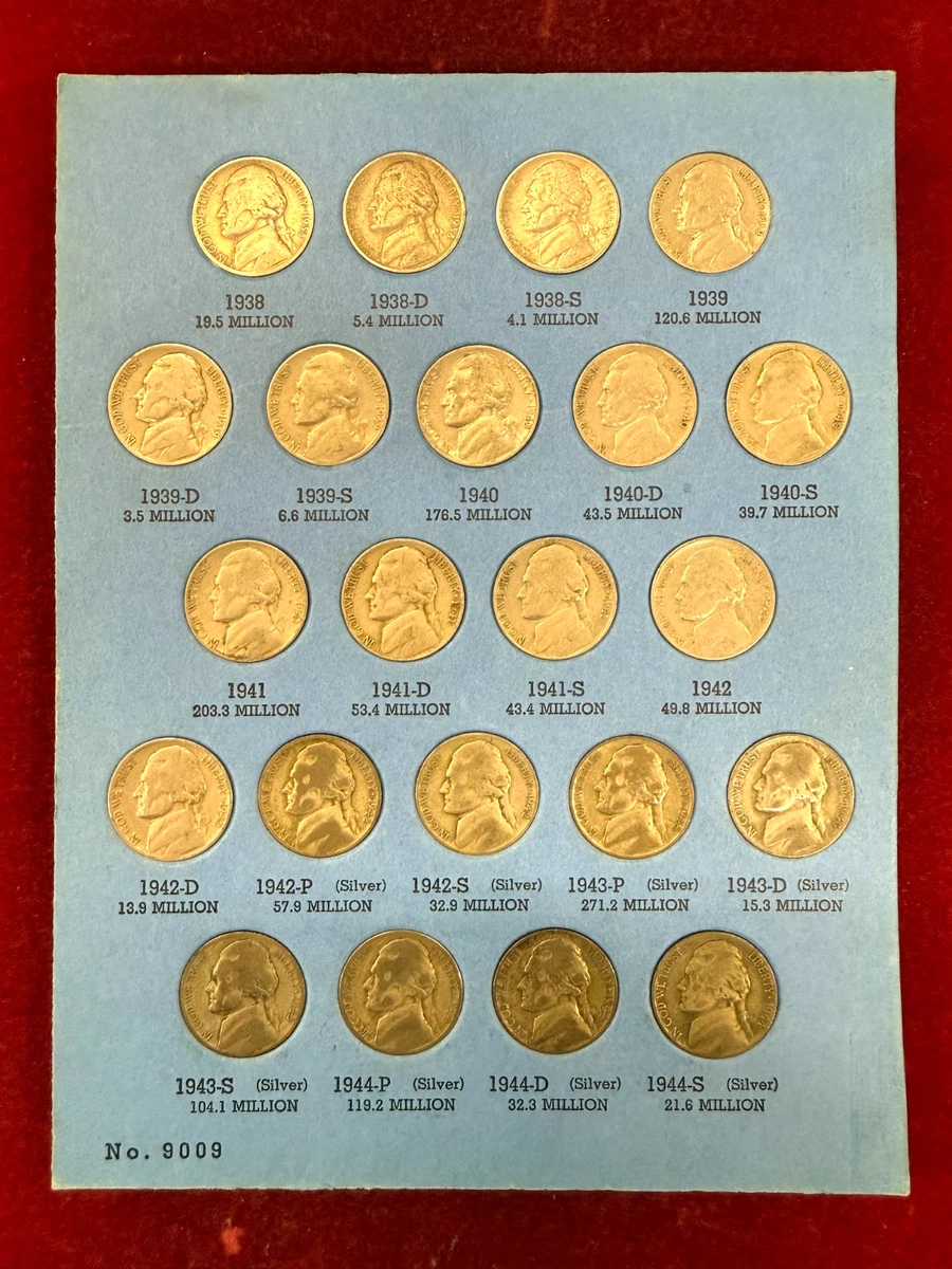Jefferson Nickel 1938 1961 for sale | eBay