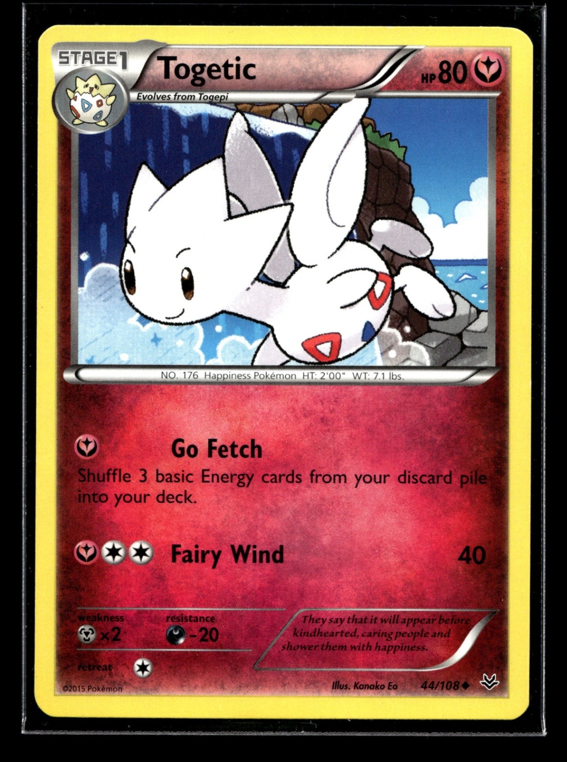 Togetic Uncommon XY - Roaring Skies 44/108 NM