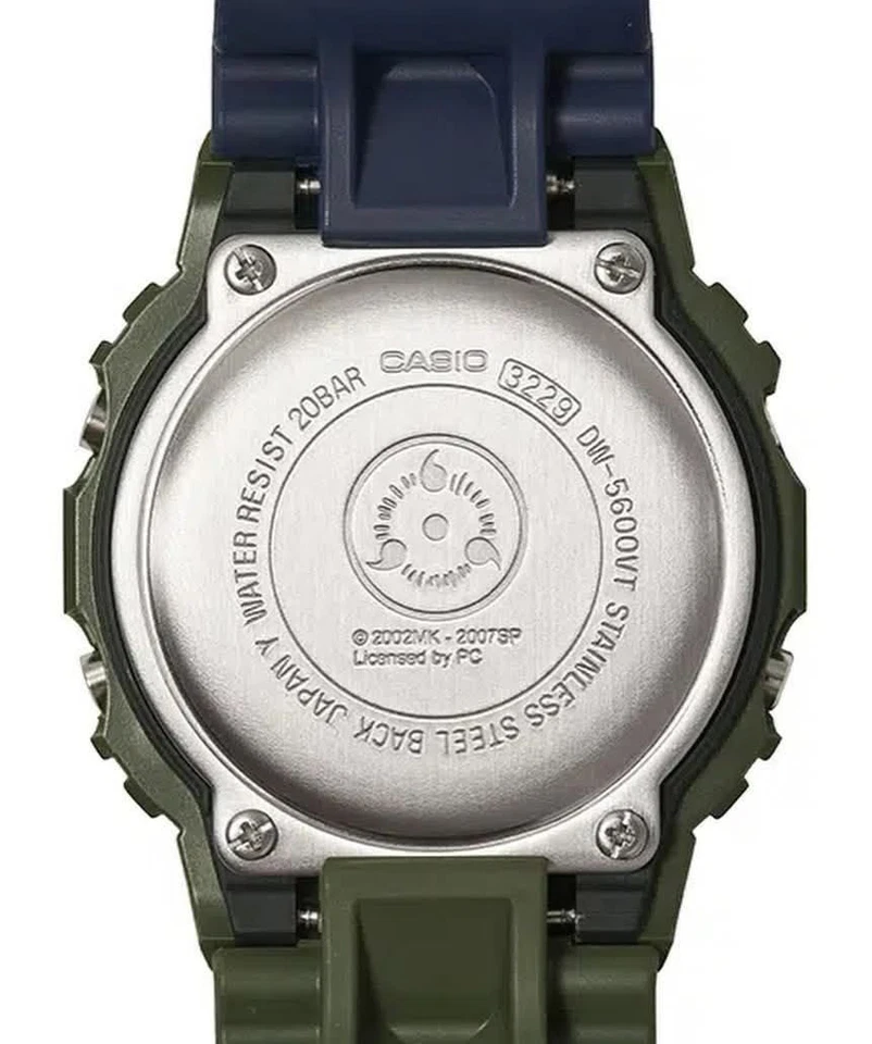 G-SHOCK DW-5600 Naruto Hatake Kakashi Edición Especial Limitada Colaboración Raro Foto 3 de 4