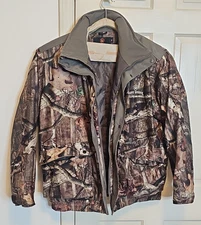 Game Winner Camo Break up Infinity Jacket Size XL NO HOOD, NON working zipper